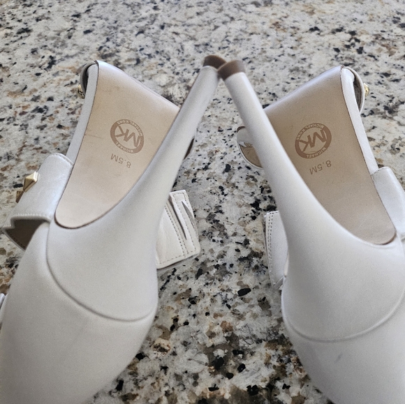 Michael Kors Amos Ankle Strap Heels - Picture 6 of 8